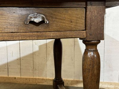 Early 20th-century chestnut community table