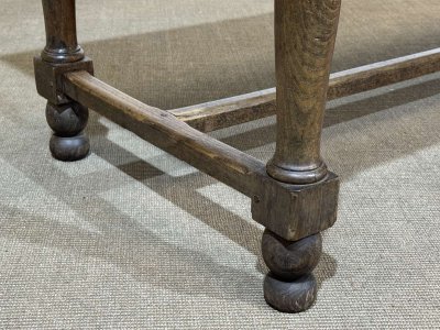 Early 20th-century chestnut community table
