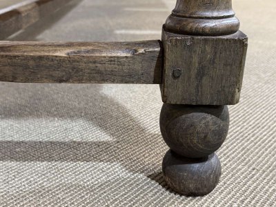 Early 20th-century chestnut community table