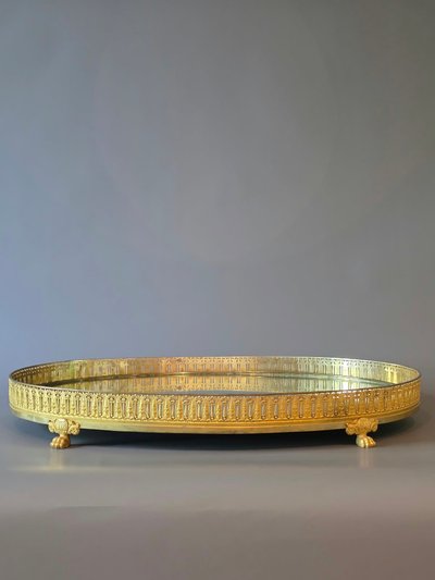 Grand centre de table en bronze d’époque Empire, attribué à Thomire. 71 cm.