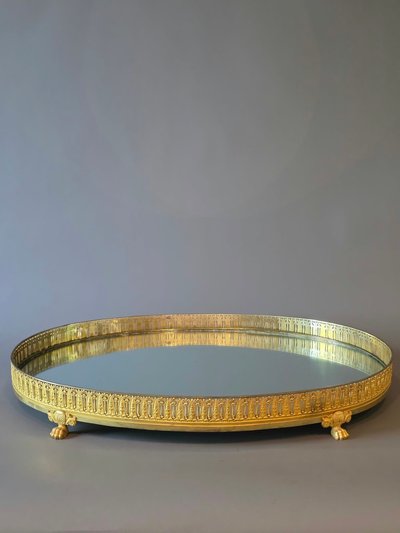 Grand centre de table en bronze d’époque Empire, attribué à Thomire. 71 cm.