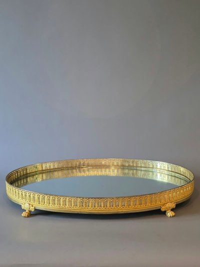 Grand centre de table en bronze d’époque Empire, attribué à Thomire. 71 cm.