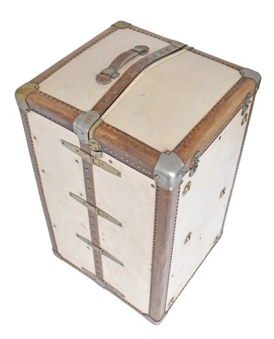 Antico baule-armadio da viaggio degli anni '30 