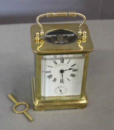 Officer's Table Clock by Charvet in Lyon 