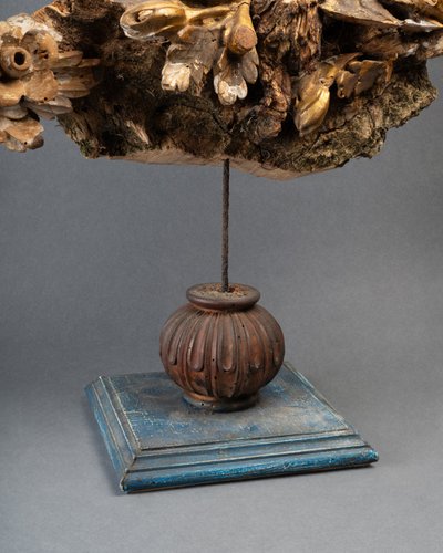Sculpture de poisson en bois, XXIe siècle