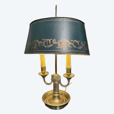 Louis XVI-style bronze hot-water bottle lamp