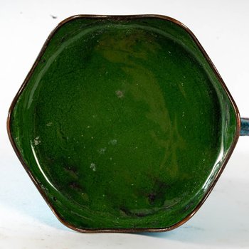 Japanese Enamel Teapot Late 19th Century