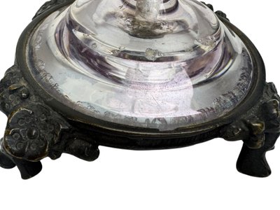 Baccarat – Kelch mit japanisch anmutendem Dekor  