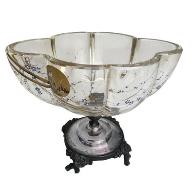 Baccarat – Kelch mit japanisch anmutendem Dekor  