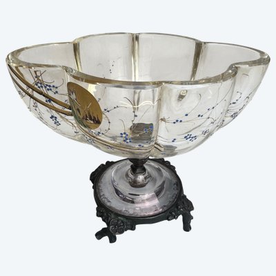 Baccarat - Coupe à décor japonisant  