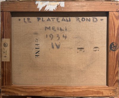 Conrad Meili (1895–1969) – Stillleben, das runde Tablett, 1934