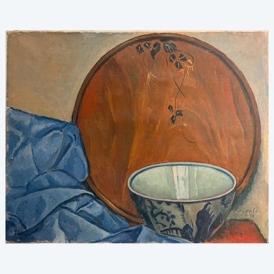 Conrad Meili (1895–1969) – Stillleben, das runde Tablett, 1934