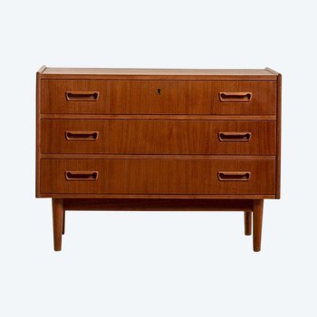 Commode vintage en teck de Gunnar Nielsen Tibergaard, Danemark 1960