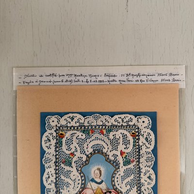 Canivet conventuel début XVIIIe représentant sainte Elisabetha