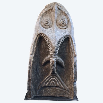 Bug einer Einbaum, ozeanische Kunst, Stammeskunst, traditionelle Kunst, Papua-Neuguinea, 76 cm