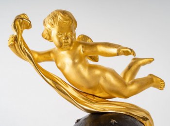 Gilded Bronze Miniature Mantel Trim Late 19th Century