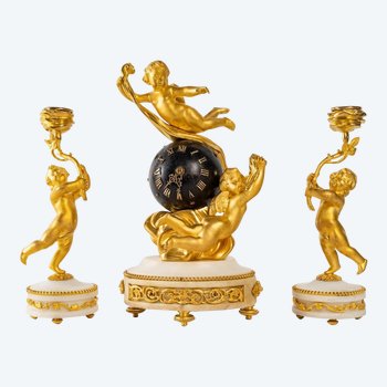 Gilded Bronze Miniature Mantel Trim Late 19th Century