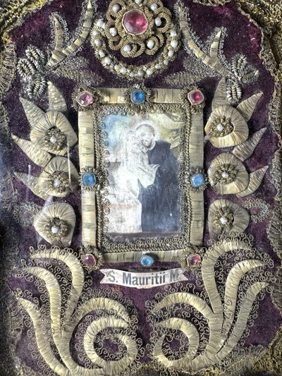 Relic of Saint Maurice from the Ursuline nuns - 18th century