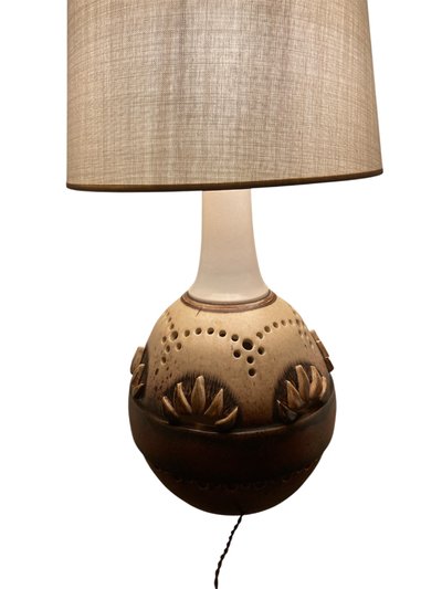 Ceramic lamp base, 1970s, by G.PELLETIER