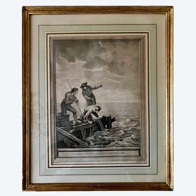 The Camel and the Floating Sticks by J B Oudry