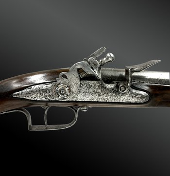 Steinschloss-PISTOLE signiert "J:B" - Europa - um 1680