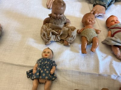 Set of cute dolls