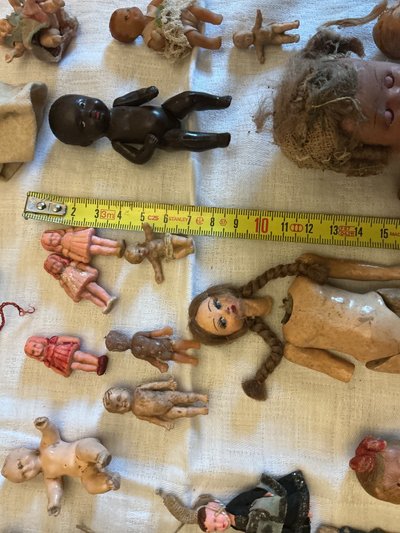 Set of cute dolls