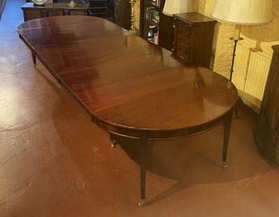 Extendable Dining Table Directoire Period, Circa 1800, 3.60 Meters Long
