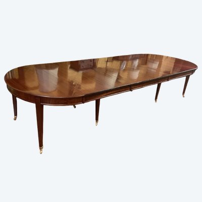 Extendable Dining Table Directoire Period, Circa 1800, 3.60 Meters Long