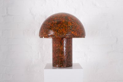 "Mushroom" table lamp in glass, Peill & Putzler edition.