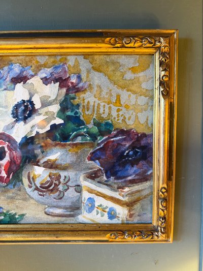 Aquarelle de fleurs de Marie Saubiez-Euler