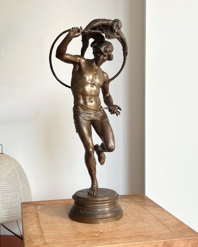 Monkey money - after François Rolard - Bronze