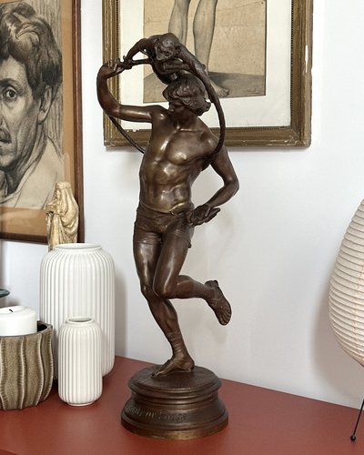 Monkey money - after François Rolard - Bronze