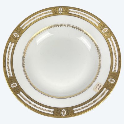 Haviland Limoges, assiette à soupe, modèle Les Abeilles, neuve