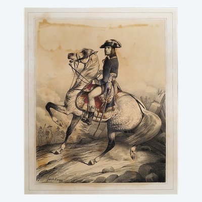 General Bonaparte, Farblithografie aus dem 19. Jahrhundert von Janet Lange