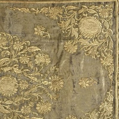 Very rare Louis XIV period tablecloth