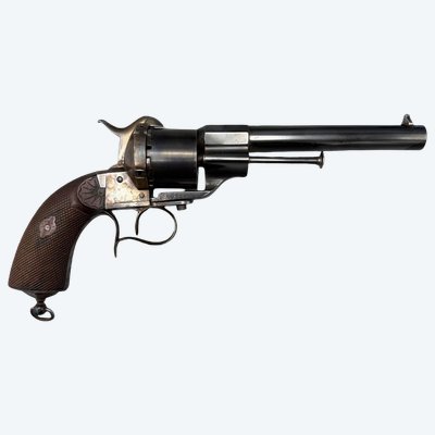 Eugène Lefaucheux revolver, model 1854, 2nd type - France - 19th century