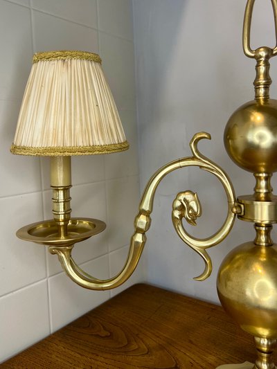 Pair of Dutch style lamps