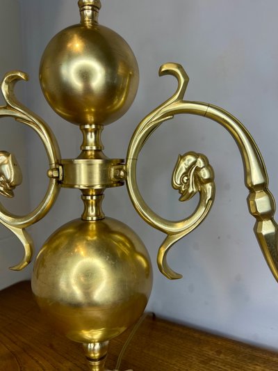 Pair of Dutch style lamps