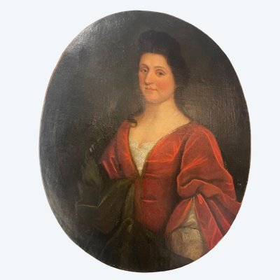 Ecole Française , portrait du XVIII ème siècle.