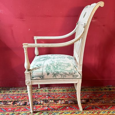 Lackierter Sessel, Directoire-Zeit