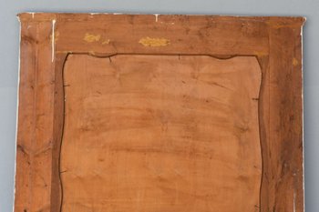 Louis XV Style Lacquered Wood Trumeau