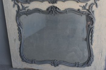 Louis XV Style Lacquered Wood Trumeau