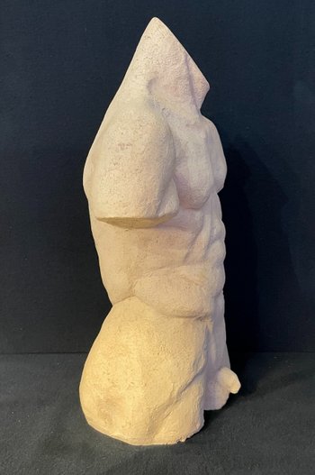 Buste d'homme à l’antique en terre cuite par Philippe Conficconi