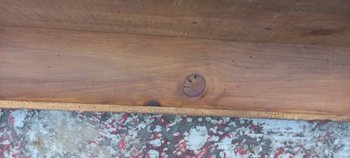 19th century mantel in red Languedoc marble