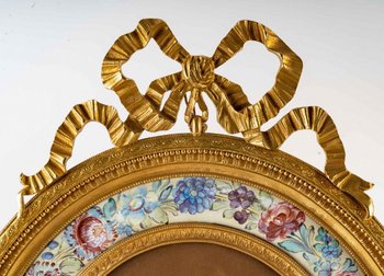 Pair Of Enamel And Gilt Bronze Frames Late 19th Century