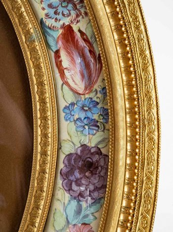Pair Of Enamel And Gilt Bronze Frames Late 19th Century