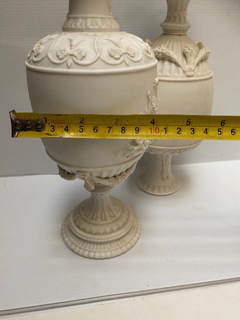 PAIR OF VASE IN COOKIE