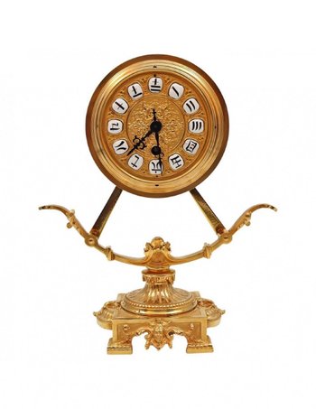 Uhr Aus Vergoldeter Bronze Ende 19.