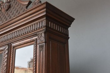 Large Renaissance Style Castle Library In Oak Late Nineteenth